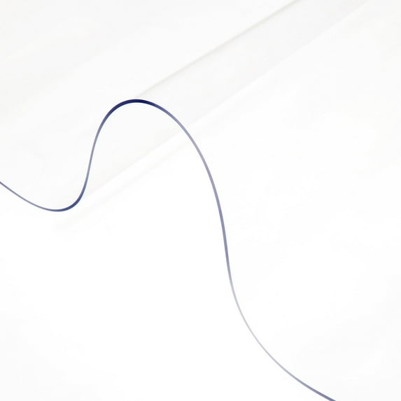 46x96x0.08 Inch Transparent PVC Table Cover Waterproof Oil Proof ...