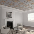 thumbnail image 1 of 47 1/4"W x 47 1/4"H x 3/8"T King Size Lilley Decorative Fretwork Wood Ceiling Panels, Alder, 1 of 10