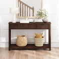 thumbnail image 1 of 47" Farmhouse Console Table with 2 Drawers, Wood Sofa Table, Entryway Table with Storage Shelf for Living room, Hallway and Bedroom, 1 of 7