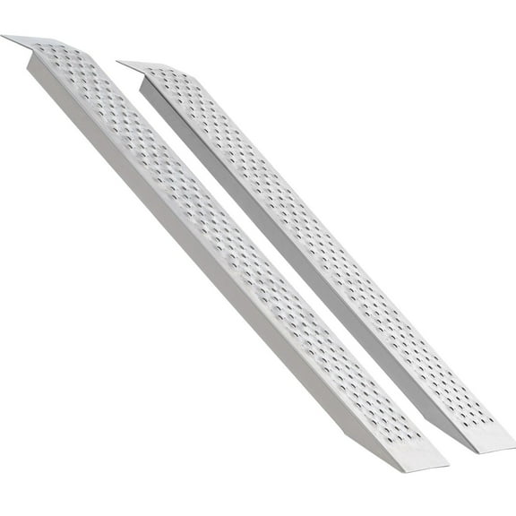 47.2 Inch x 8.5 Inch Heavy Duty Aluminum Loading Ramps, 880 lbs Capacity, Pair of 2, for Trucks, Trailers & ATVs