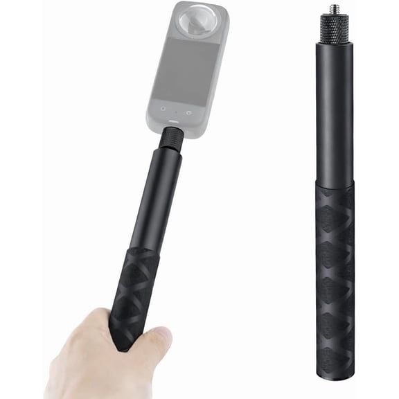 47.2" Invisible Selfie Stick for X5/X4/GO3 OSMO - Aviation Aluminum 120cm Extension Pole with Auto-Remove 360 Technology