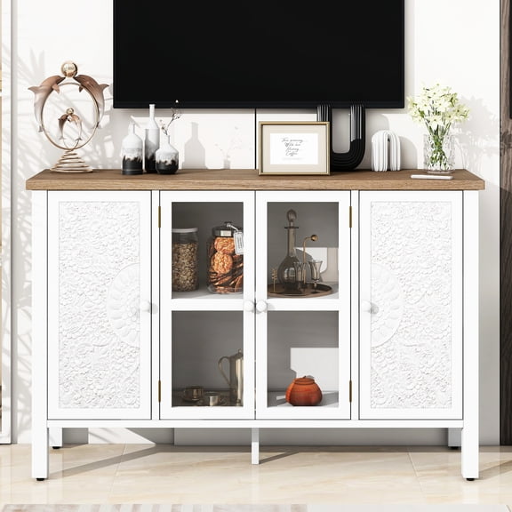 47.2'' Product Depth - American Retro Style - Living Room Arrangement - Safety with Anti - tip Device