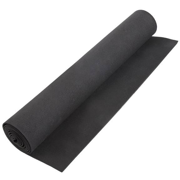 47.24 Inch 2MM Thick Black Eva Foam Roll 3D Embroidery Puffy Sheets Rectangle Foam Boards Paper Core Baking Poster Lightweight Sheet