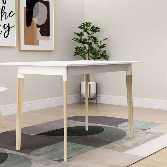 47.24-Inch Depth Table with Pine Legs / Ideal for Kitchen Dining