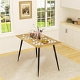 thumbnail image 1 of 47.24 Inch Dining Table for 4, Modern Mid Century Farmhouse Wood Dining Table, Space Saving Wooden Rectangle Table for Kitchen, Small Apartment, Office & Living Room, 1 of 7