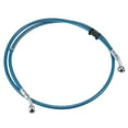 thumbnail image 1 of 47.24" Length 10mm ID Motorcycle Hydraulic Brake Line Oil Hose Pipe Stainless Steel Braided Cable for ATV Motocross Blue, 1 of 6