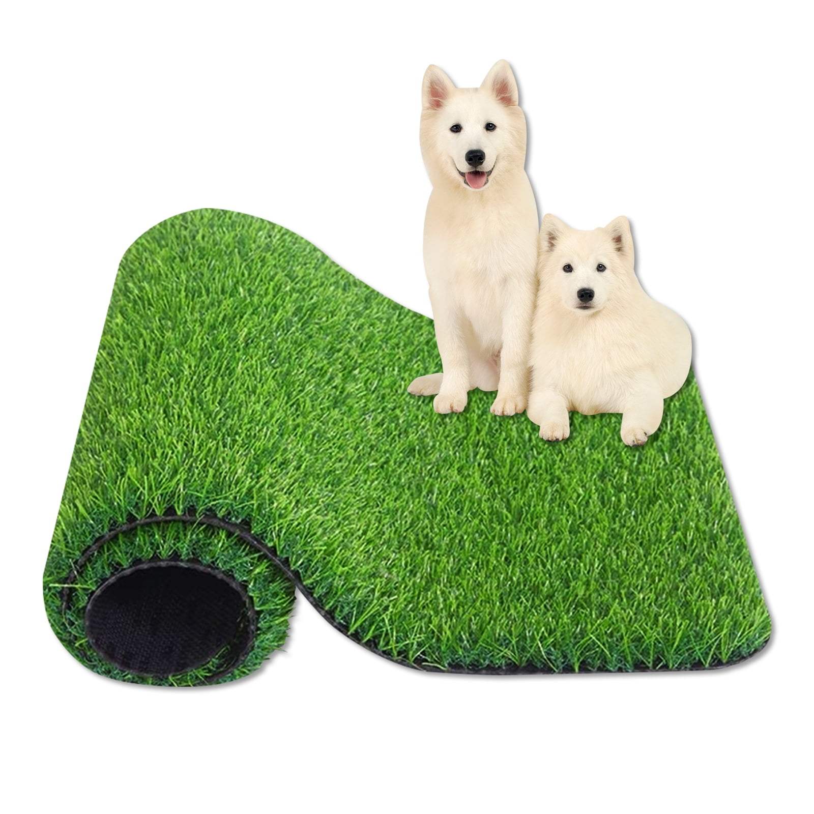Syenll Artificial Grass Mat, Fake Grass Rug, Green Pet Turf for Garden Lawn Landscape Patio Decoration (47.24 x 31.49inch)