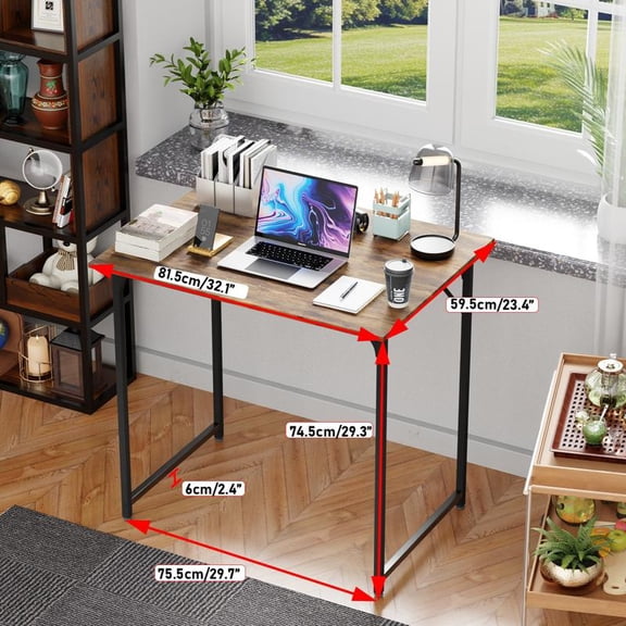 47/39/32 Inch Gaming Desk Writing Table Home Office Study Workstation Modern PC Laptop Sturdy Simple Gaming with Metal Frame Particle Board Steel Legs
