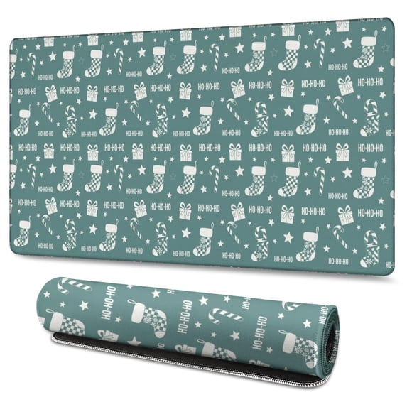 47.3x23.6 Inch Gaming Mouse Pad, Non-Slip Stitched Rubber Desk Mat for ...