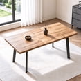thumbnail image 1 of 47.4" -63.2" Extendable Dining Room Table,Modern MDF Dining Table for 4-6,Space Saving Dining Room Table Compact for Living Room, Apartment, 1 of 9