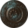 thumbnail image 1 of 47 5/8"OD x 2 3/4"P Milan Ceiling Medallion, Hand-Painted Bronze Blue Patina, 1 of 6