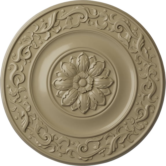 47 5/8"OD x 2 3/4"P Milan Ceiling Medallion, Hand-Painted Gobi Desert