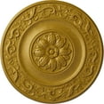 thumbnail image 1 of 47 5/8"OD x 2 3/4"P Milan Ceiling Medallion, Hand-Painted Pharaohs Gold, 1 of 6