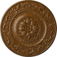 thumbnail image 1 of 47 5/8"OD x 2 3/4"P Milan Ceiling Medallion, Hand-Painted Smokey Topaz Crackle, 1 of 6