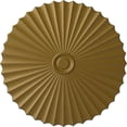 thumbnail image 1 of 47 5/8"OD x 2"P Shakuras Ceiling Medallion (For Canopies up to 6 1/2"), Hand-Painted Gold, 1 of 5