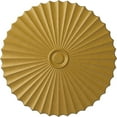 thumbnail image 1 of 47 5/8"OD x 2"P Shakuras Ceiling Medallion (For Canopies up to 6 1/2"), Hand-Painted Iridescent Gold, 1 of 5
