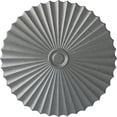 thumbnail image 1 of 47 5/8"OD x 2"P Shakuras Ceiling Medallion (For Canopies up to 6 1/2"), Hand-Painted Platinum, 1 of 5