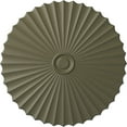 thumbnail image 1 of 47 5/8"OD x 2"P Shakuras Ceiling Medallion (For Canopies up to 6 1/2"), Hand-Painted Spartan Stone, 1 of 5