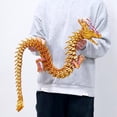 thumbnail image 1 of 47.3inch Super Large 3D Printed Dragon Models,Flexible Joint Animal lacertid Figurines, 3D Printing Stuff Cheap,Stress Relief, Fidget restlessness, ADHD Toys, Surprise Fantasy Gifts (47.3inch), 1 of 9