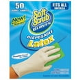 thumbnail image 1 of ’47 Big Time Products Disposable Latex Gloves - Soft Scrub, Unisex - 50 Count, 1 Size Fits Most, 1 of 1