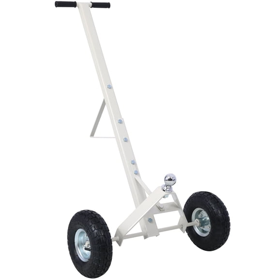 47" Black Trailer Dolly with Pneumatic Tires - 600 lb Capacity for Boats & Utility Trailers
