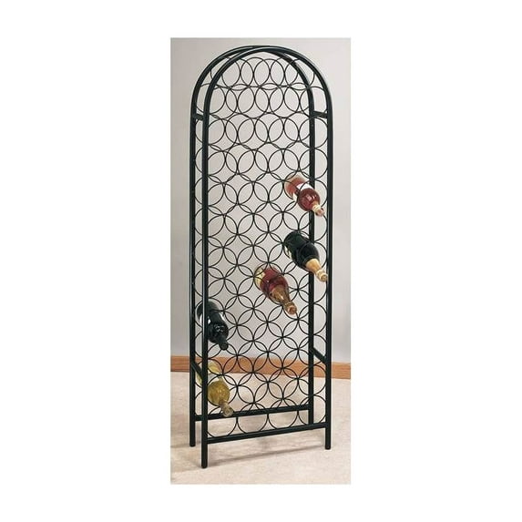 Old Dutch Matte Black 47 Bottle Wine Rack