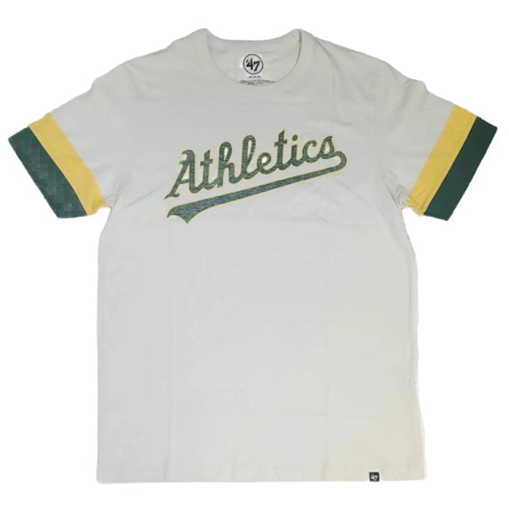 '47 Brand Athletics Baseball Sandstone Premier Wordmark Winslow Tee