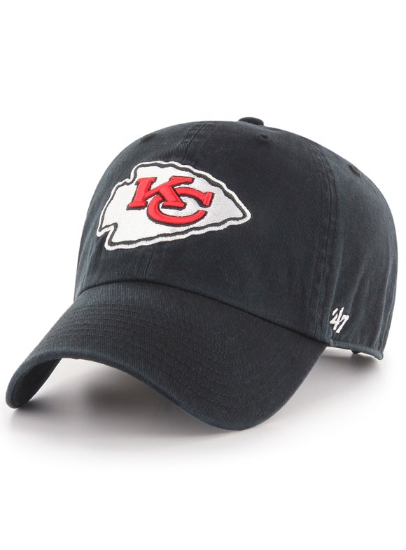 '47 Brand Kansas City Chiefs New Clean Up Adjustable Hat - Black