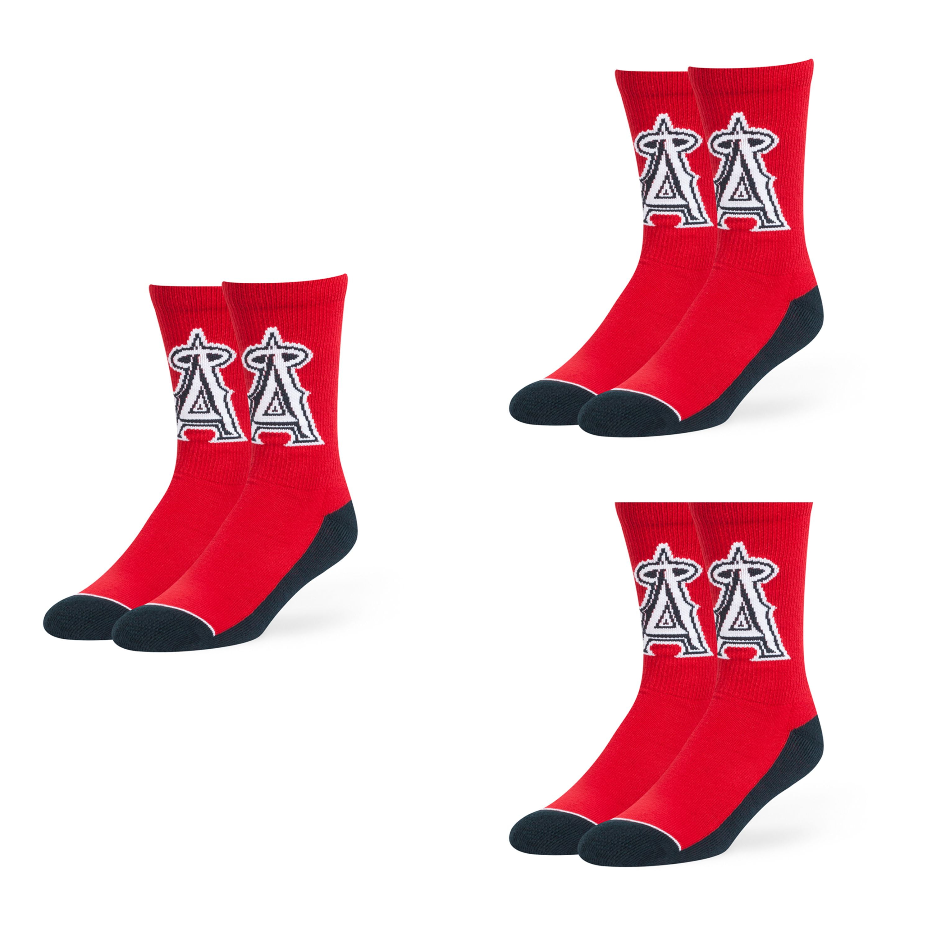 for Bare Feet New Jersey Devils 4-Stripe Deuce Crew Socks - Each