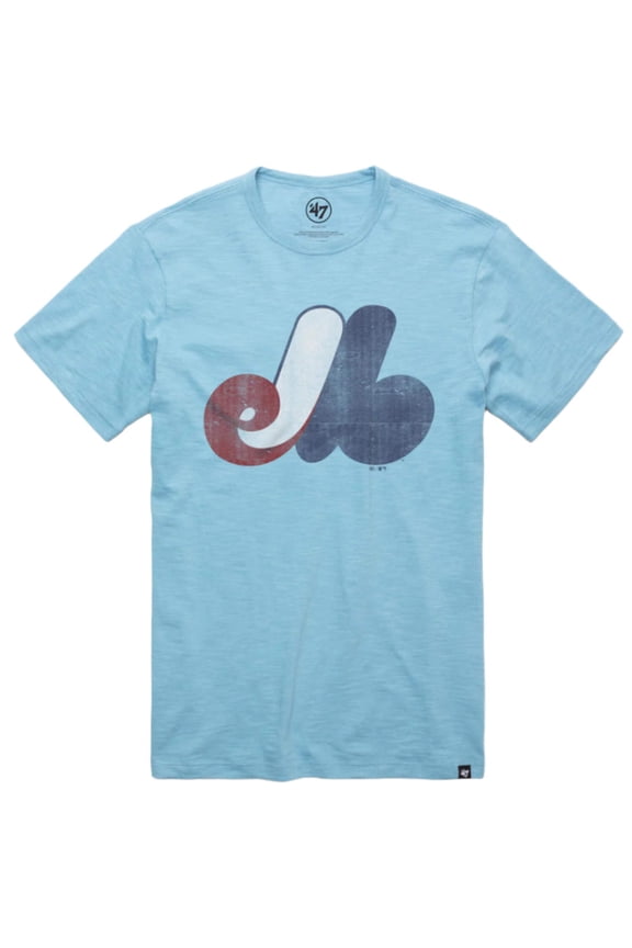 '47 Brand Montreal Expos Cooperstown Carolina Grit Scrum Tee