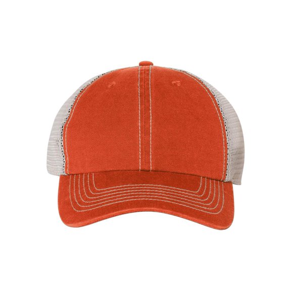 47 Brand - Trawler Cap - 4710 - Orange/ Stone - Size: Adjustable
