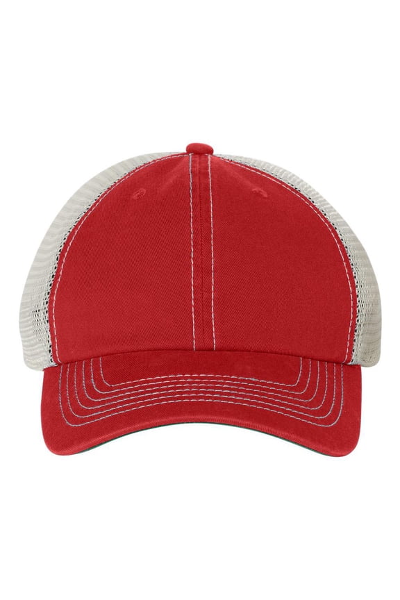 Brand - Trawler Cap - 4710 - Red/ Stone - Size: Adjustable
