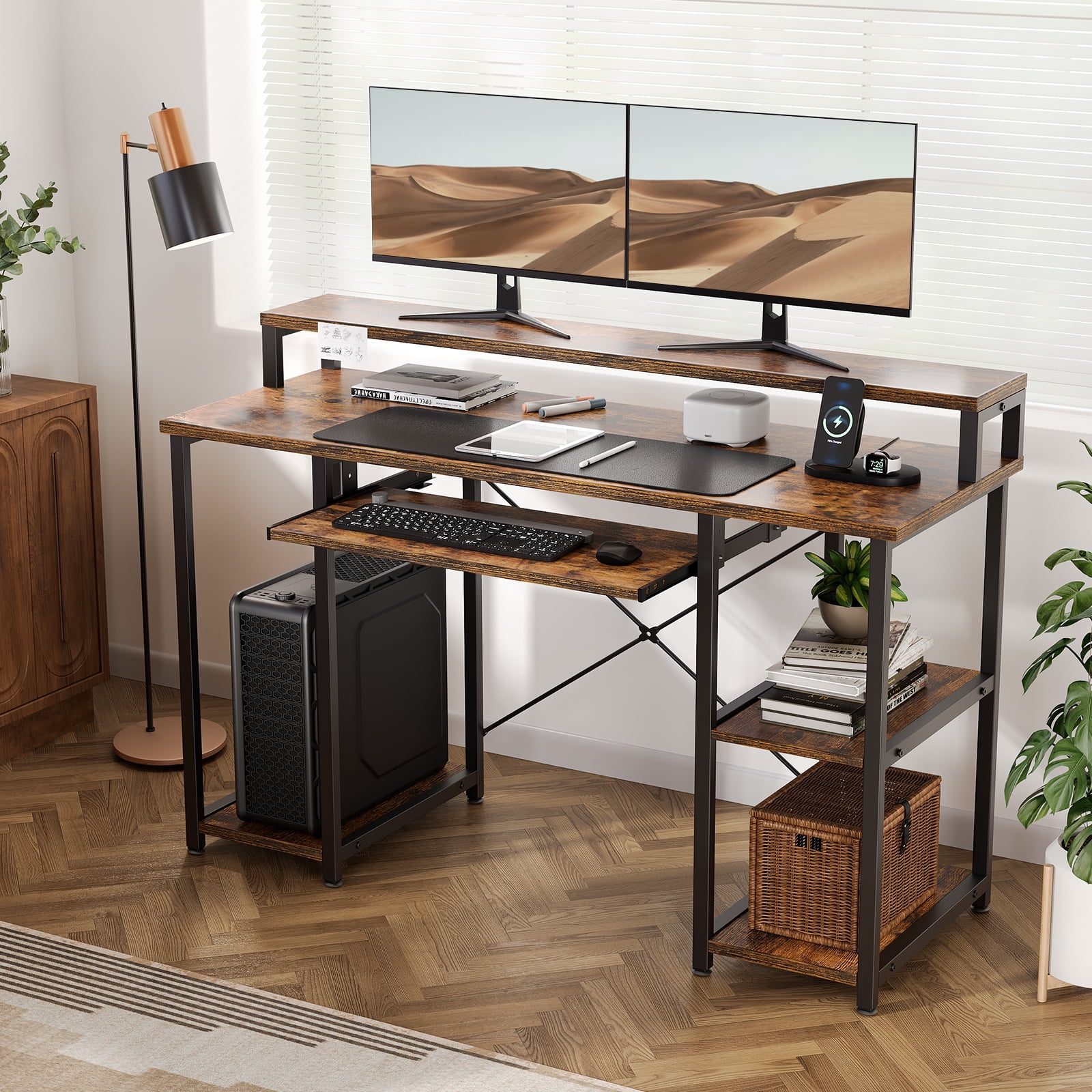 https://i5.walmartimages.com/seo/47-Computer-Desk-with-Monitor-Stand-Storage-Shelves-and-Keyboard-Tray-Gaming-Desk-for-Home-Office-Rustic-Brown_3001a44d-95b2-484d-84ff-5e8104c7e119.9cae2fbe669d1674b5b7b4ef9ddcbbd2.jpeg