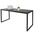thumbnail image 1 of 47" Espresso Style Computer Writing Desk Study Office Desk Corner Table Durable, 1 of 10
