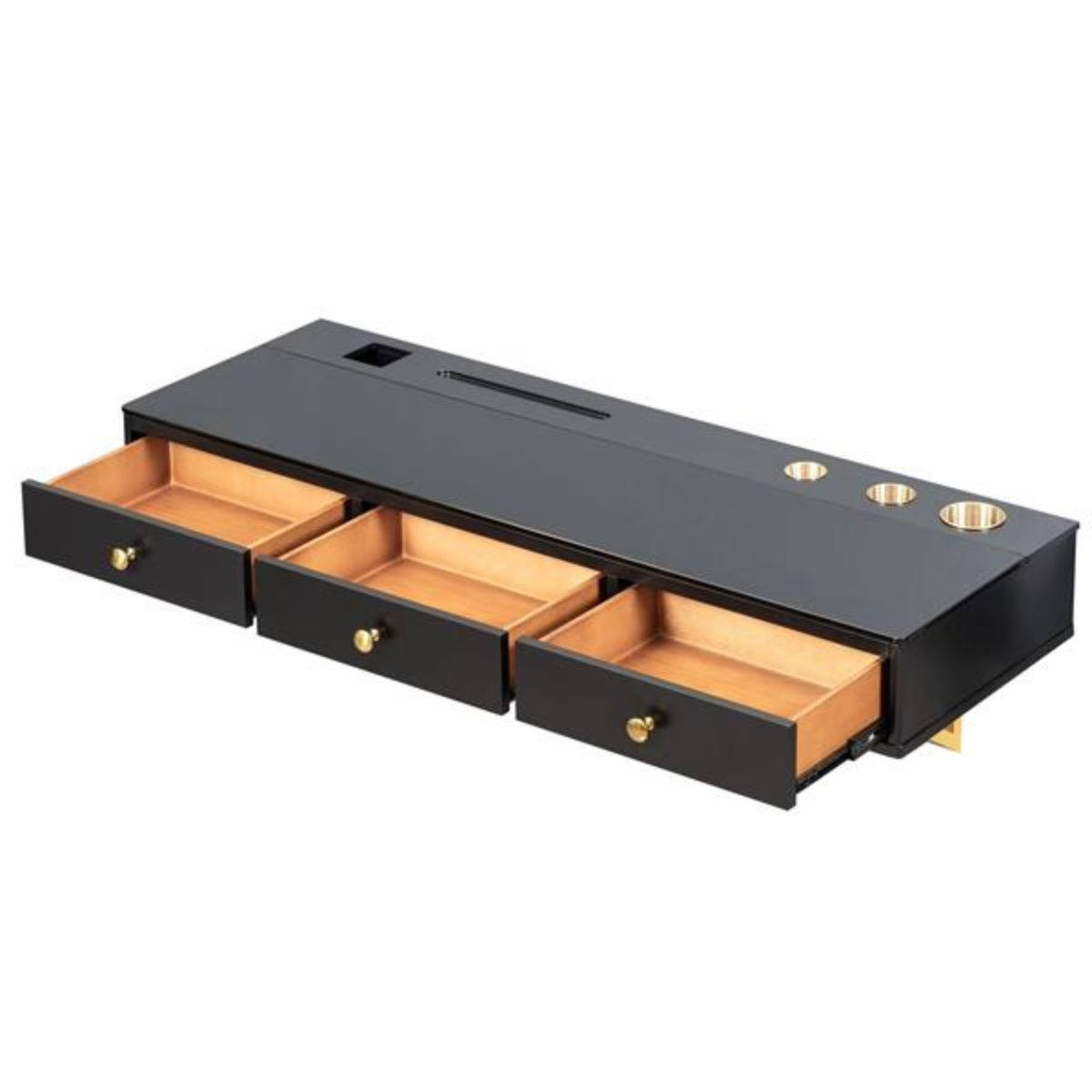 47” Floating Shelf with Drawer MultiPurpose WallMounted Vanity Table