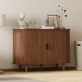 thumbnail image 1 of 47" Fluted Sideboard Buffet Cabinet,Storage with Sliding Doors & Adjustable Shelf, Modern Accent Console Table Coffee Bar for Living Room, Kitchen, Dining Room, Entryway, 1 of 8