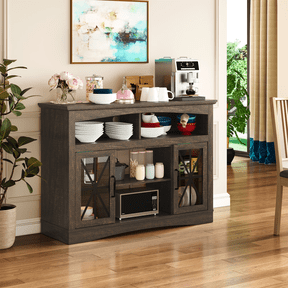 Inset Bookshelves Farmhouse TV Stands for Stylish Living Rooms