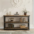 thumbnail image 1 of 47 Inch Entryway Table,3 Tier Narrow Long Console Table,Industrial Behind Couch Table,Hallway Table for Foyer, 1 of 1