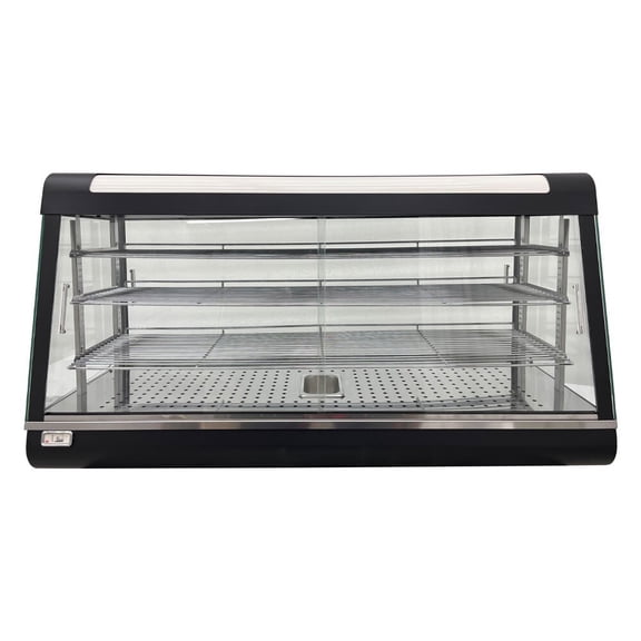 47 Inch Food Warmer Display Desktop Cabinet Egg Tart Pastry Three-Layer Display Rack