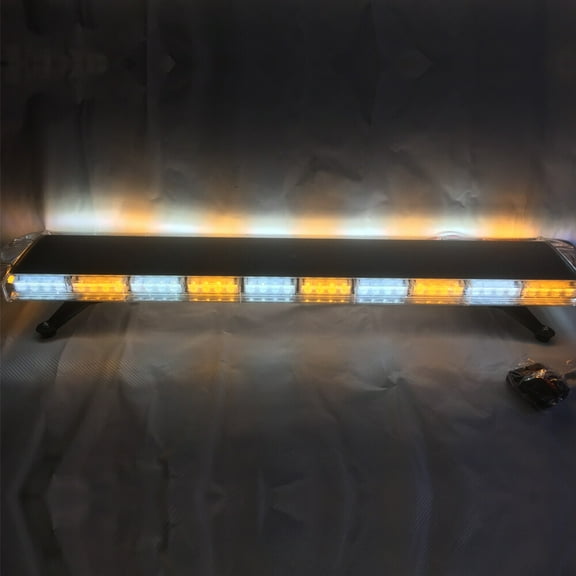 47 Inch LED Emergency Beacon Warning Amber Work Truck Roof Strobe Light Waterproof