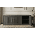47 Inch Large Capacity Shoe Storage Bench Cabinet, 480 LBS Weight ...