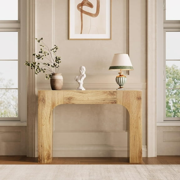 47 Inch Long Console Table for Entryway,Slim Narrow Entrance Tables,Foyer Accent,Hallway Table,Farmhouse Wood Sofa Table Behind Couch for Entrance,Hallway,Living Room, Foyer,Rustic Brown