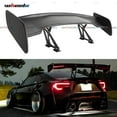 thumbnail image 1 of 57 Inch Universal Rear Spoiler, Adjustable GT Style Car Rear Trunk Spoiler Wing Compatible with Mazda Miata Chevy Corvette Camaro Nissan Lexus Toyota Honda Civic Ford Mustang Scion, 1 of 12