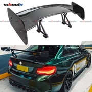 57 Inch Universal Rear Spoiler, Adjustable GT Style Car Rear Trunk Spoiler Wing Compatible with Mazda Miata Chevy Corvette Camaro Nissan Lexus Toyota Honda Civic Ford Mustang Scion Gloss Black
