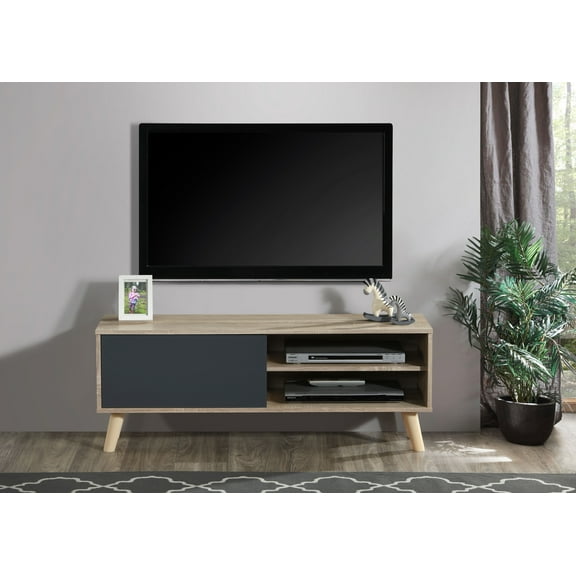 47" L Natural & Gray TV Stand