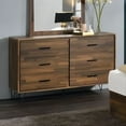 thumbnail image 1 of 47"L X 16"W X 31"H Transitional Dresser in Walnut Finish, 1 of 5