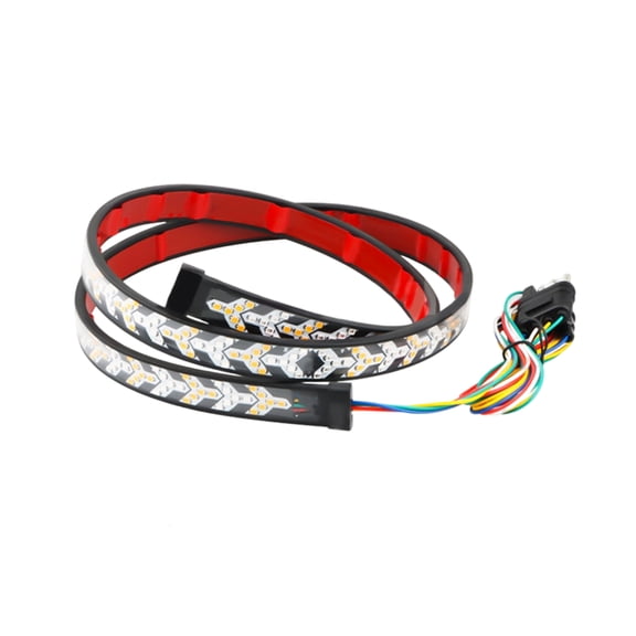 47" LED Tailgate Light Bar Strip - RGB Dynamic Turn Signal & Brake Light with Waterproof Design - Universal Fit for Pickup Trucks, Jeep, SUV Tailgate & Off-Road Night Driving