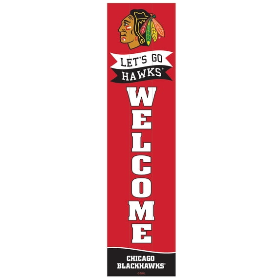 Chicago Blackhawks 47" Leaner Fan Sign