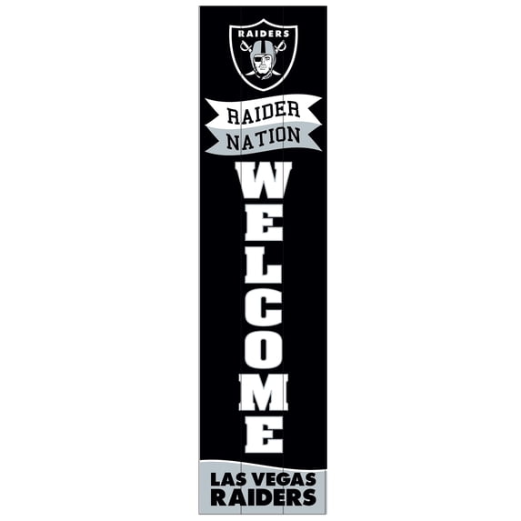 Las Vegas Raiders 47" Leaner Fan Sign