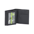 thumbnail image 1 of 47 Maple Men's Center Stitch Design Genine Black Leather RFID Verticle Bifold Wallet in Tin Box, 1 of 4